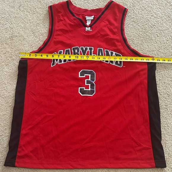 Y2K Maryland Terrapins #3 Foot Locker Adult XL Basketball Jersey - Picture 6 of 7